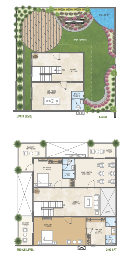 SKY-VILLA-E1 floor plan