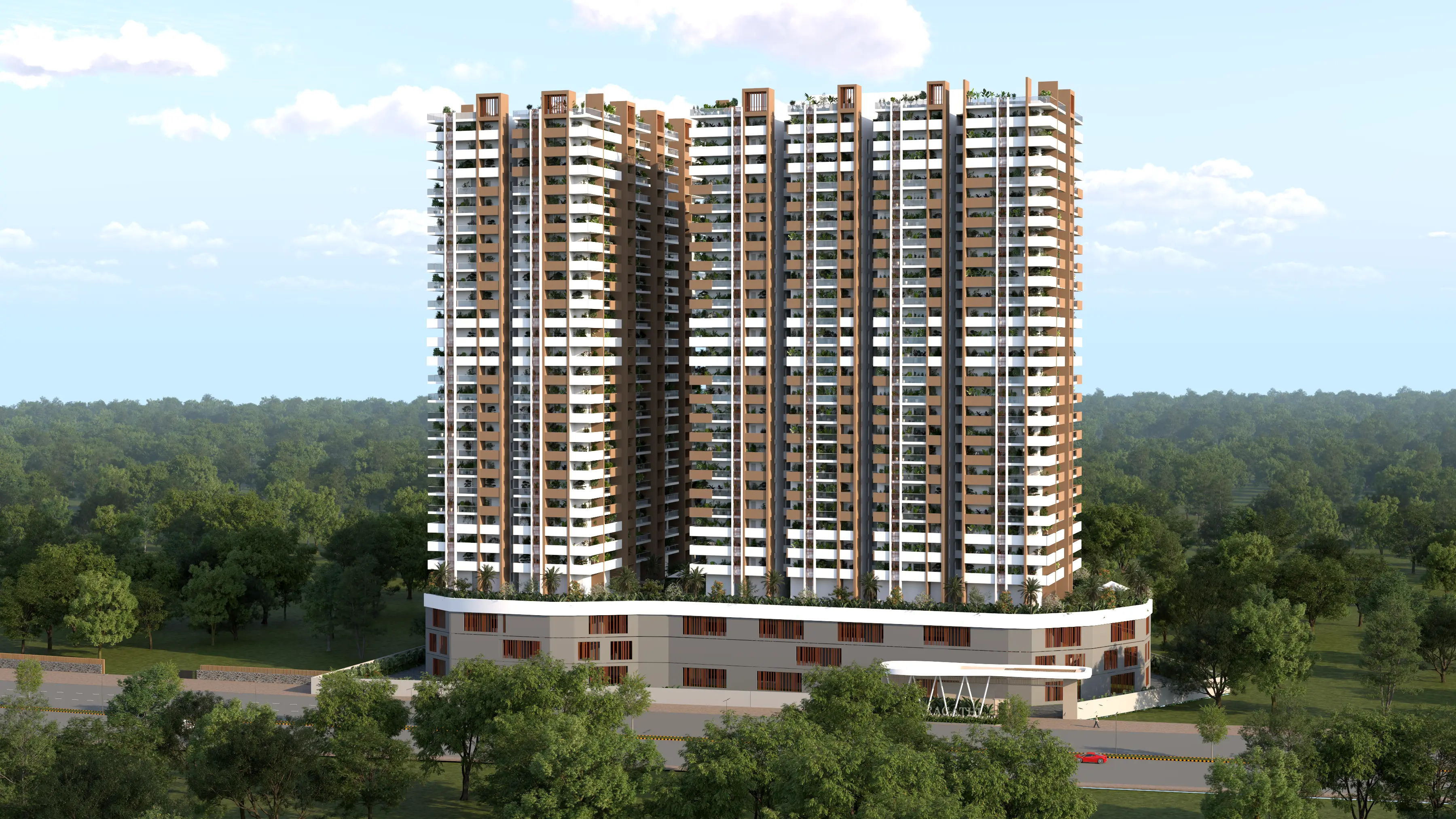 Green Woods elevation
